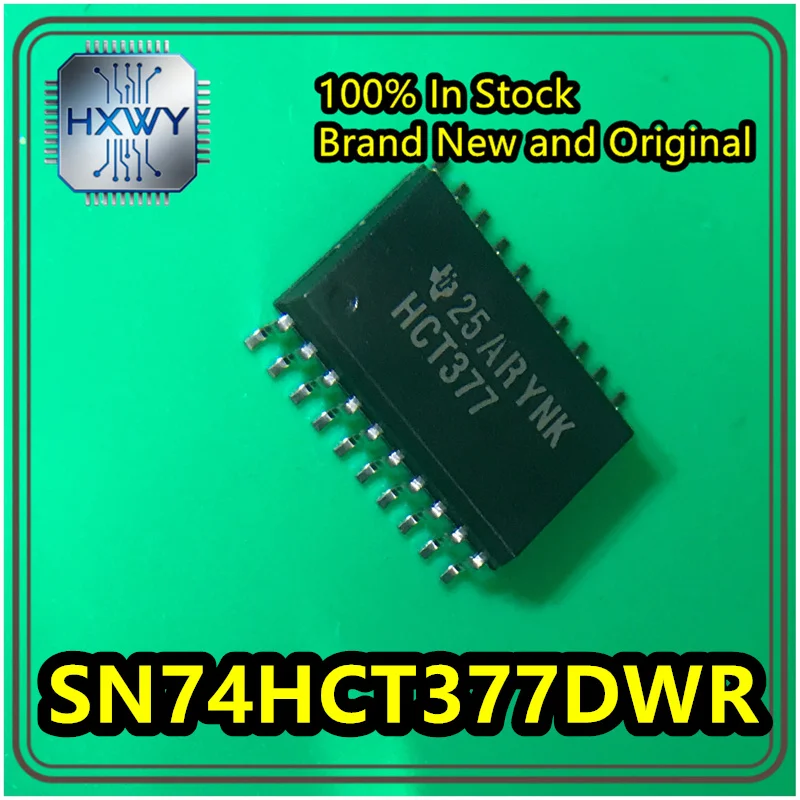 (10/50 pieces) SN74HCT377DWR SN74HCT377 HCT377 SOIC-20 8-bit D-type flip-flop chip brand new original in stock.