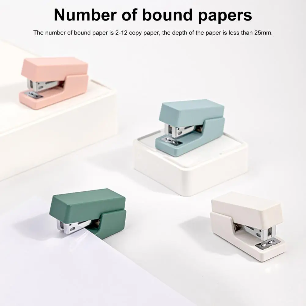 Practical Stapler Machine Handheld Portable Binding Machine Paper Plier Stapler  High-strength Stapler Study Accessories