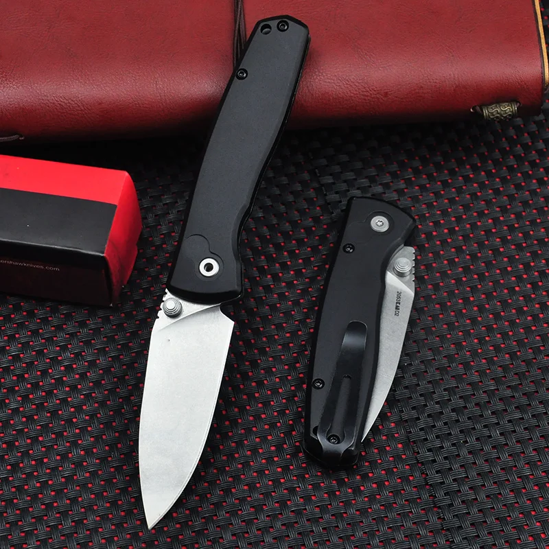 KS 2053 Outdoor Survival Portable Folding Knife D2 Steel Aluminium alloy Handle Tactical Defense Household Fruits Pocket Knives