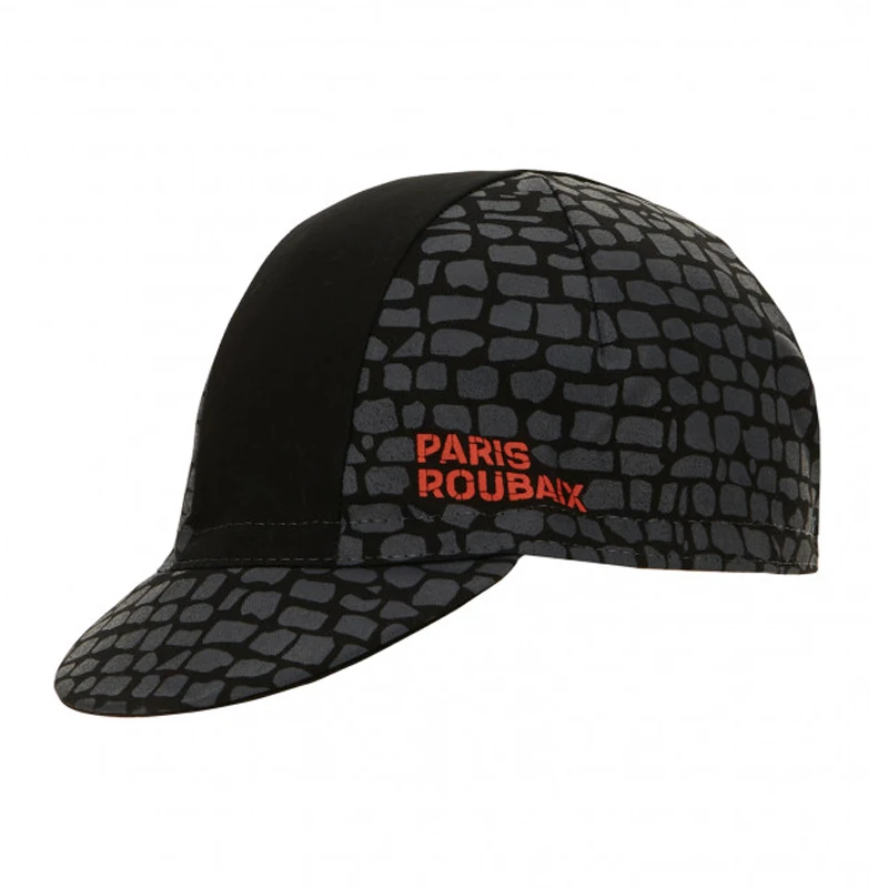 

Paris Roubaix Cycling Caps Black Bike Hat One Size Fits Most