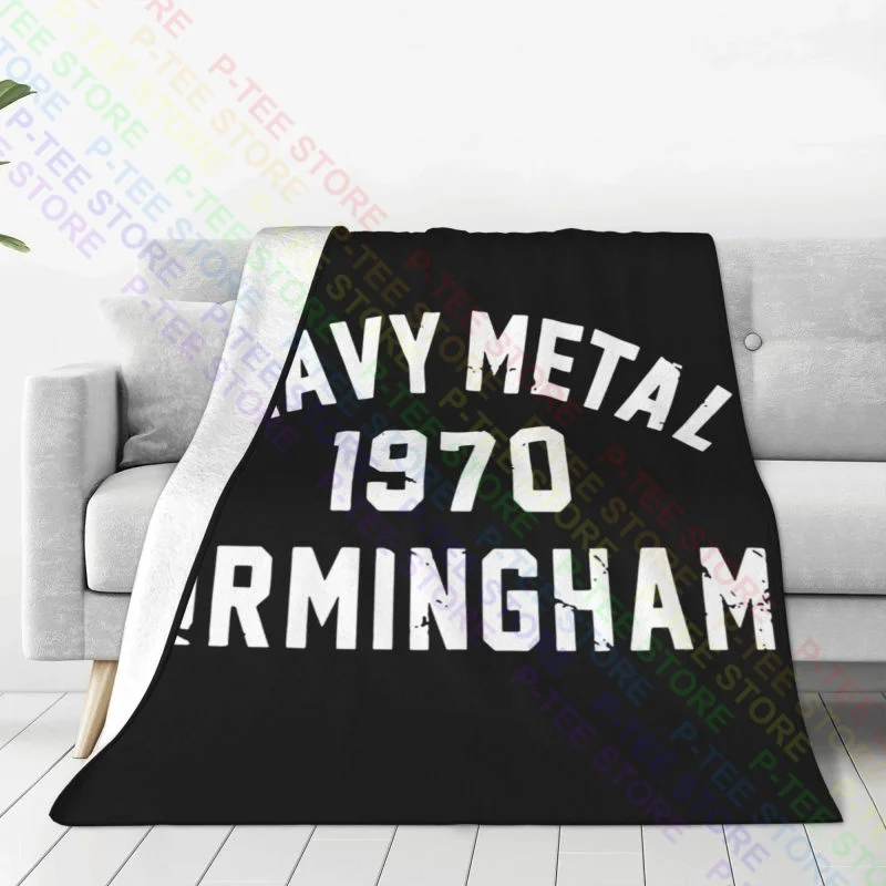 Heavy Metal 1970 Birmingham Rock Metalheads Headbangers Blanket Casual Dual Purpose Sofa Dedicated