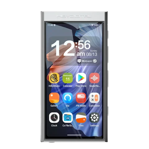 HiBy Digital M300 안드로이드 13 음악 플레이어 MP3 HiFi 오디오 블루투스 WiFi USB DAC DSD FM 라디오 듀얼 마이크 내장 스피커 IPS 29hr