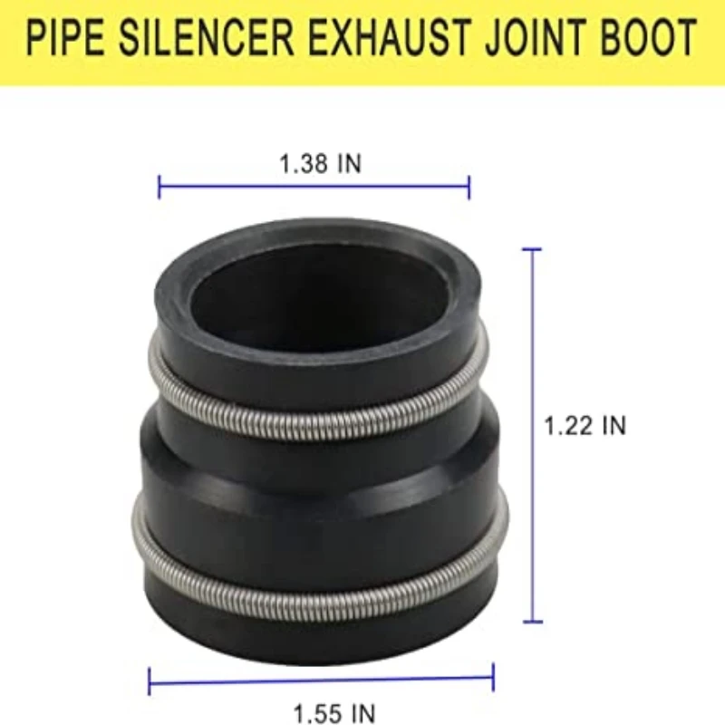 Pipe Silencer Exhaust Joint Boot  For Suzuki RM250 RM 250 RMX250 1989-2008 Replace 14771-28C02