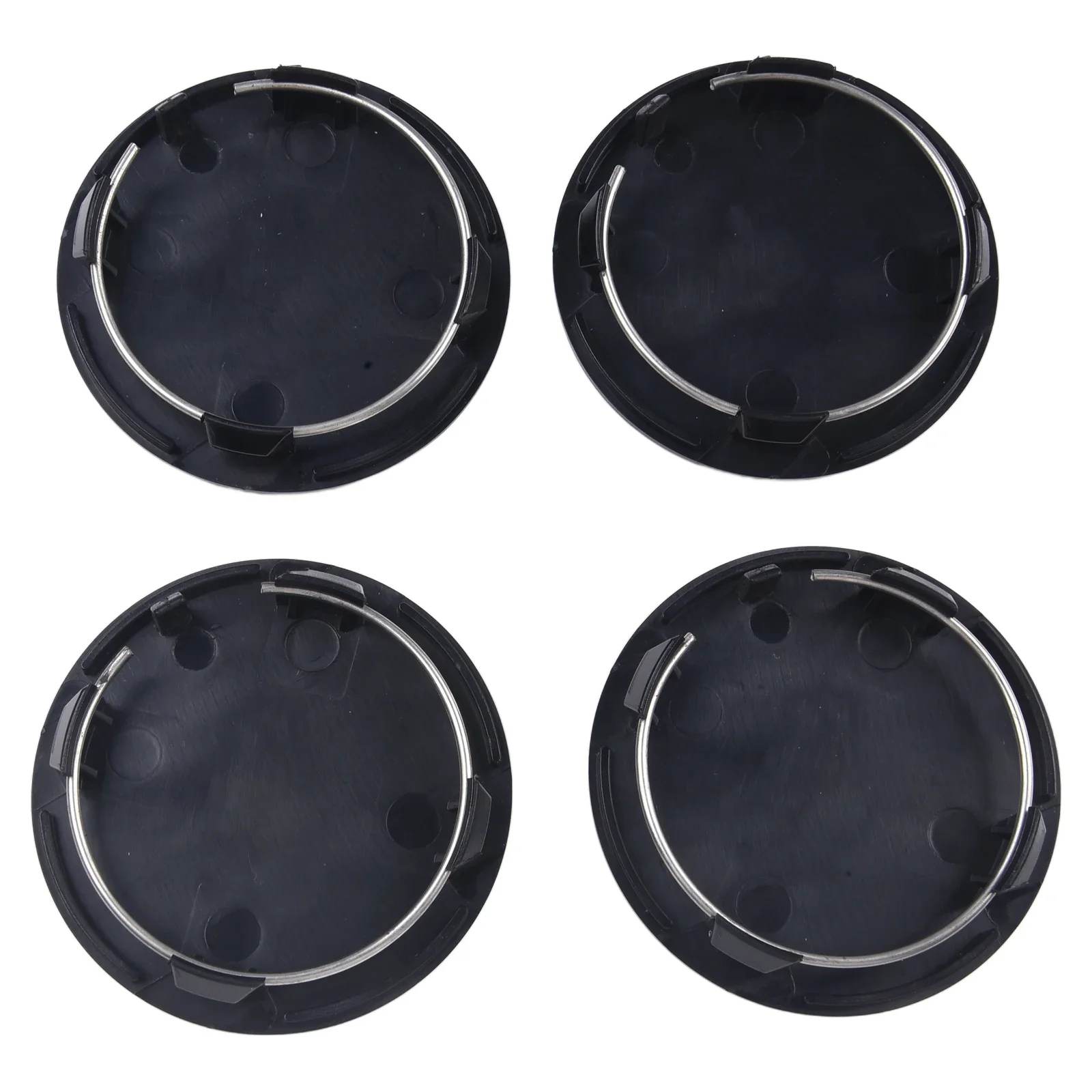 4*Flat Hub Center Cap For Hub Modification Special Center Cover Outer Diameter 70MM Wheel Hub Cover Flat Wheel Cover Black Elect