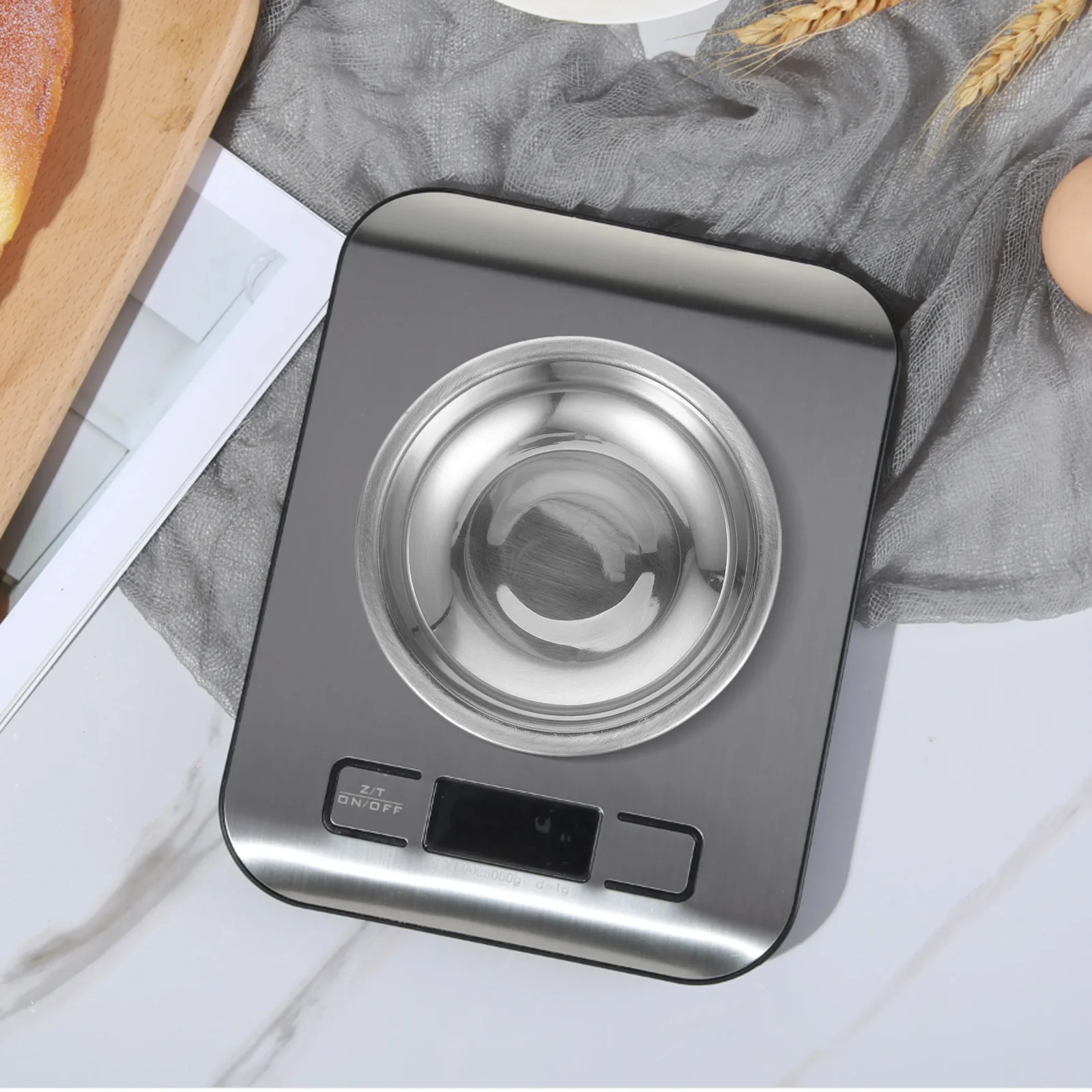 

2Pcs Stainless Steel Weighing Pans Multi Purpose Scale Weight Tray for Digital Scales Lab Home Kitchen Use Kitchen Weighing Tray