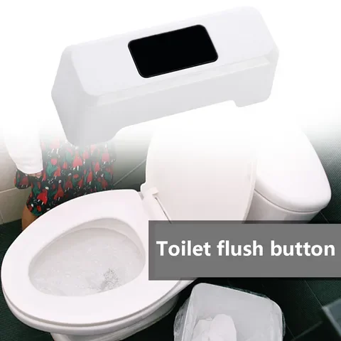 

Smart Toilet Flush Sensor, Non-Contact Button, Flush Switch for Touchless, IR Sensing