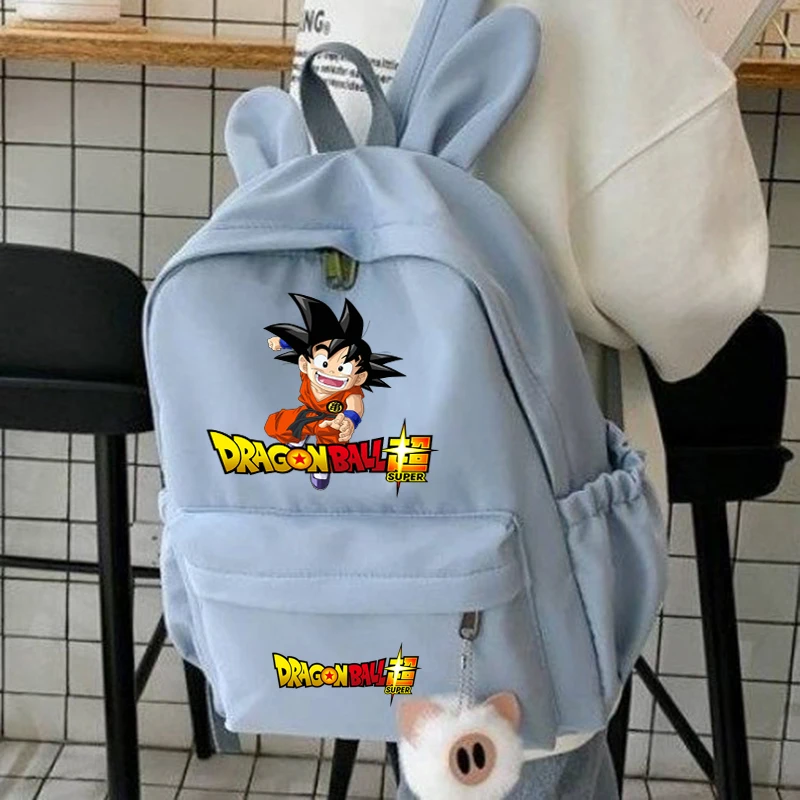 Anime Plecak z nadrukiem dla chłopca Dziewczyna Dzieci Powrót do szkoły Tornister Kawaii Goku Plecak studencki Lekkie torby damskie