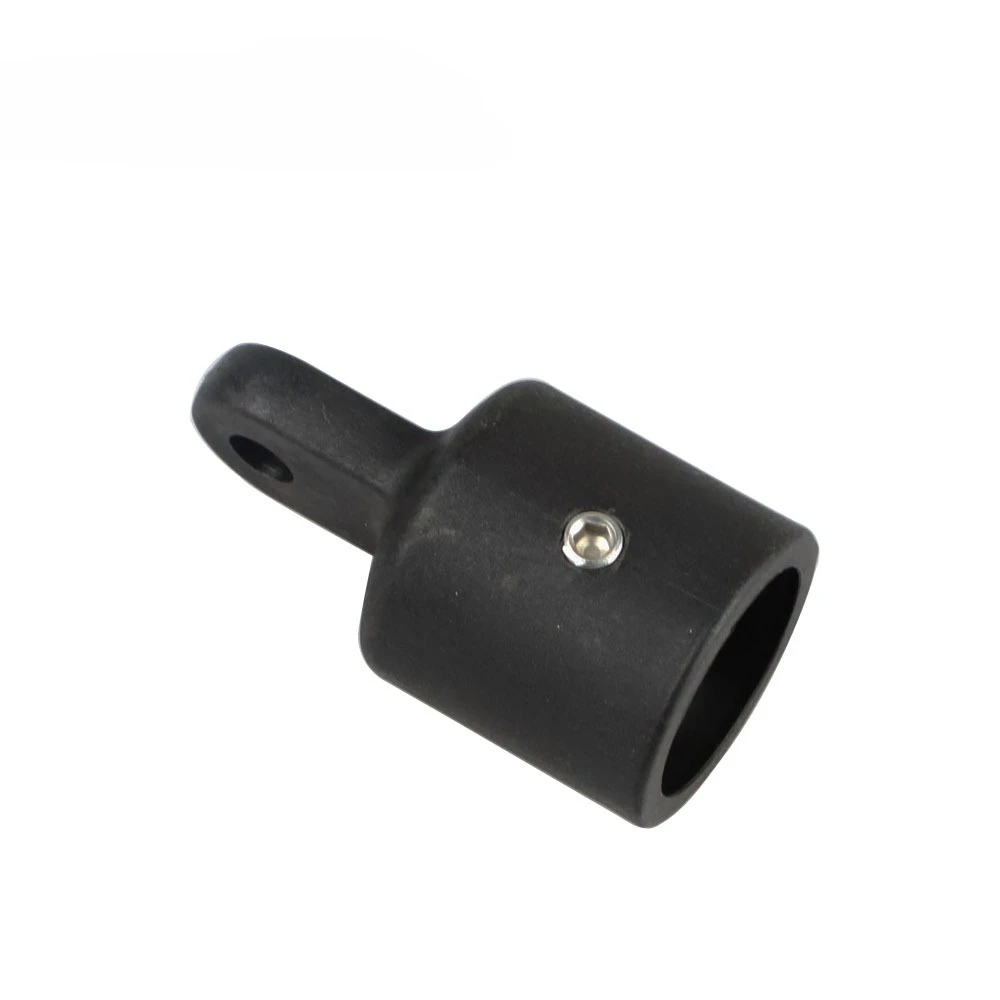 Yacht sunshade hardware, marine hardware, high-strength black nylon plastic sliding sleeve, sliding cap, mountain shaped seat