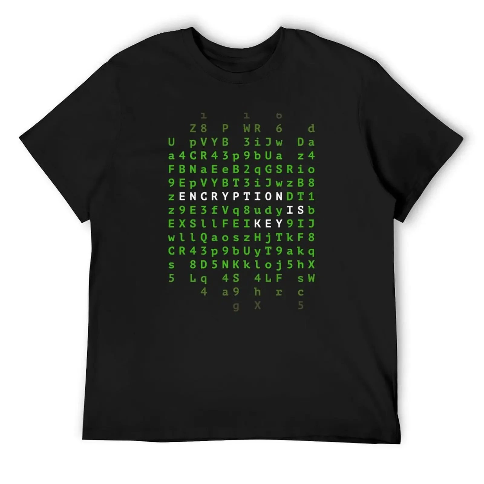 Encryption Is Key T-Shirt graphic t shirts plain mens tall t shirts