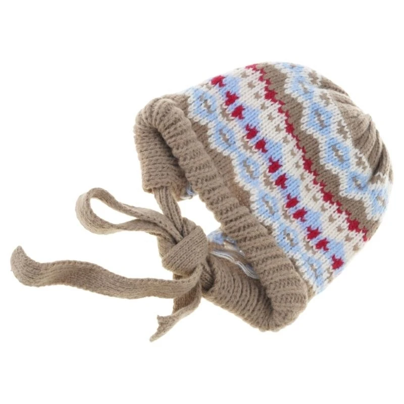 

39BB Knitted Brimless Hat for Women Men Handmade Crochet Ear Flap Hat for Warmth Casual Street Wear and Outdoor Sport Activity