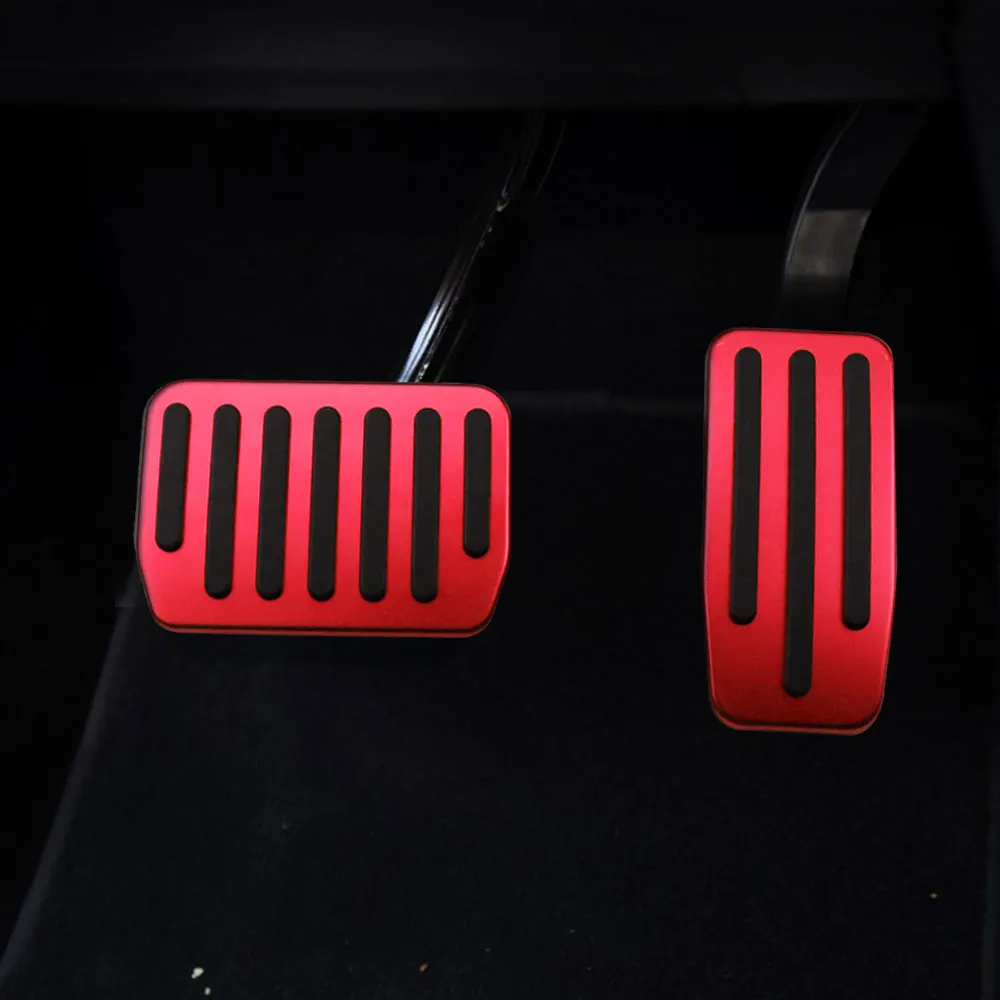 For Tesla Model 3 Model3 2016 - 2021 LHD Pedals Cover Gas Accelerator Fuel Brake Pedal Pads Cover Protector Interior Accessories