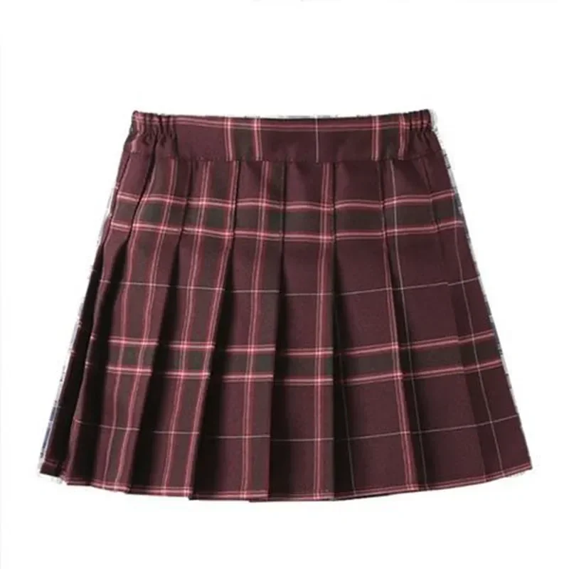 School Uniform Girls Skirts Performance Pleated Skirt Solid Children Clothes Baby Toddler Teenager Kids Bottoms 6 8 10 12 Years