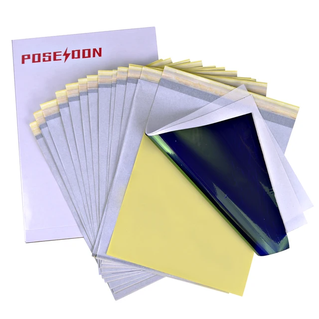 Papier do transferu tatuażu w formacie A4 Papier do szablonów do tatuażu Papier do kopiowania Papier termiczny do akcesoriów do maszyn do transferu tatuażu