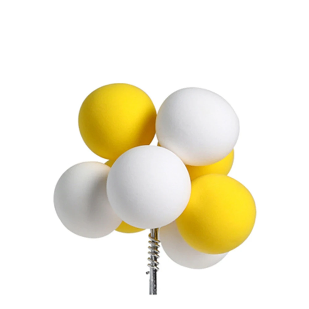 8Pcs Mini Kugeln Kuchen Topper Farbe Luftballons Kuchen Dekoration Cupcake Flagge Dessert Diy Liefert Geburtstag Dekoration Baby Dusche – Detail 6