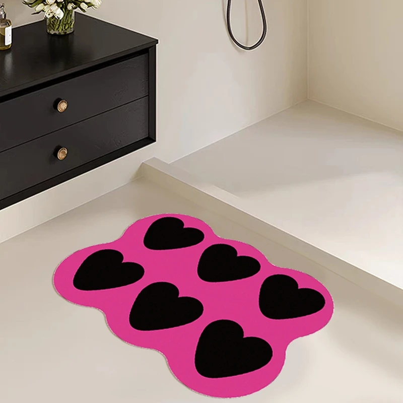 Dopamine Bath Mat Water-Absorbing Diatom Mud Mat Quick-Drying Toilet Foot Pad