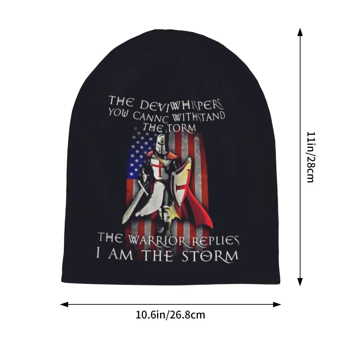 Knight Templar Sword Crusader Men Women Adult Beanies Caps Knitting Bonnet Hat Warm Fashion Autumn Winter Outdoor Skullies Hats