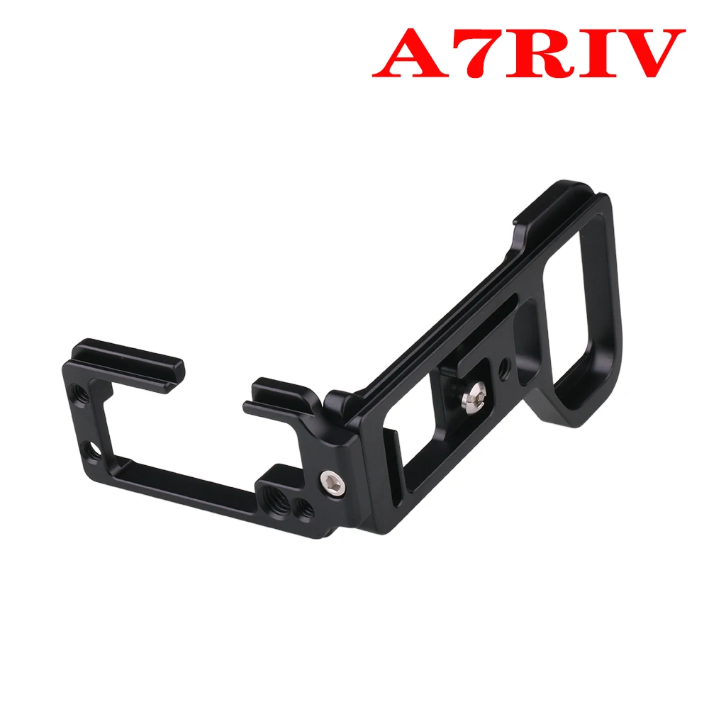 NEW Quick Release L Plate Holder Hand Grip Tripod Bracket for Sony  A7R IV Camera black
