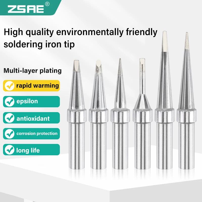 High Quality ET Series Soldering Iron Tips For Weller WESD51 WES51 PES51 5pcs/set