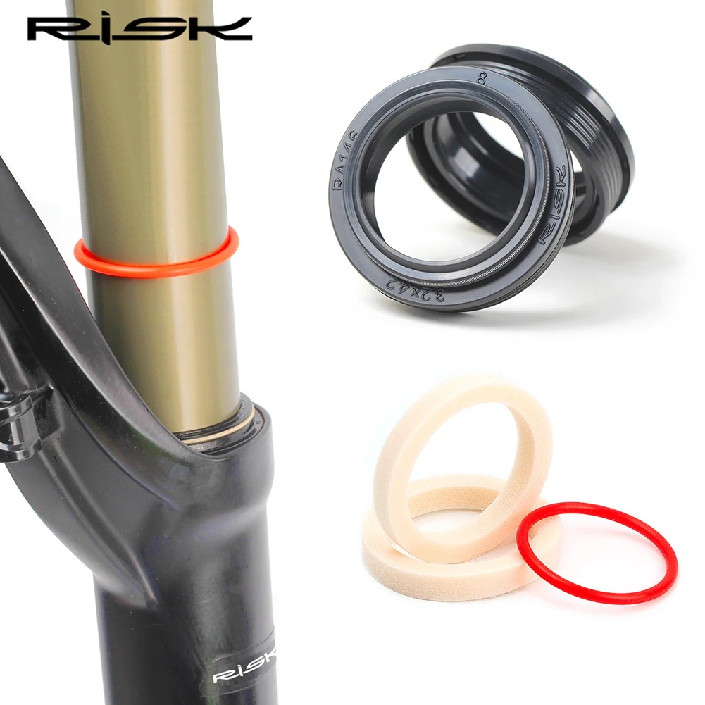 Retentor de Poeira para Garfo Dianteiro de Bicicleta 32 34 35 36mm e Anel de Espuma para Kits de Reparo de Garfos Fox Rockshox Magura X-fusion Manitou
