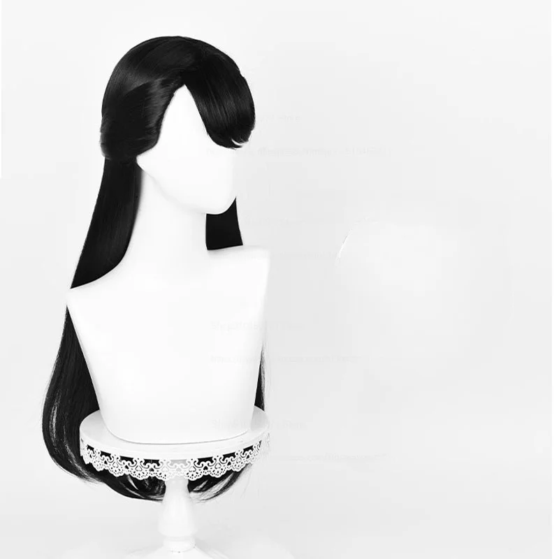 شعر مستعار أنتيكاريان تشي شيي للنساء ، شعر مستعار أسود طويل ، شعر مستعار اصطناعي ، مقاوم للحرارة ، تأثيري أنيمي #3