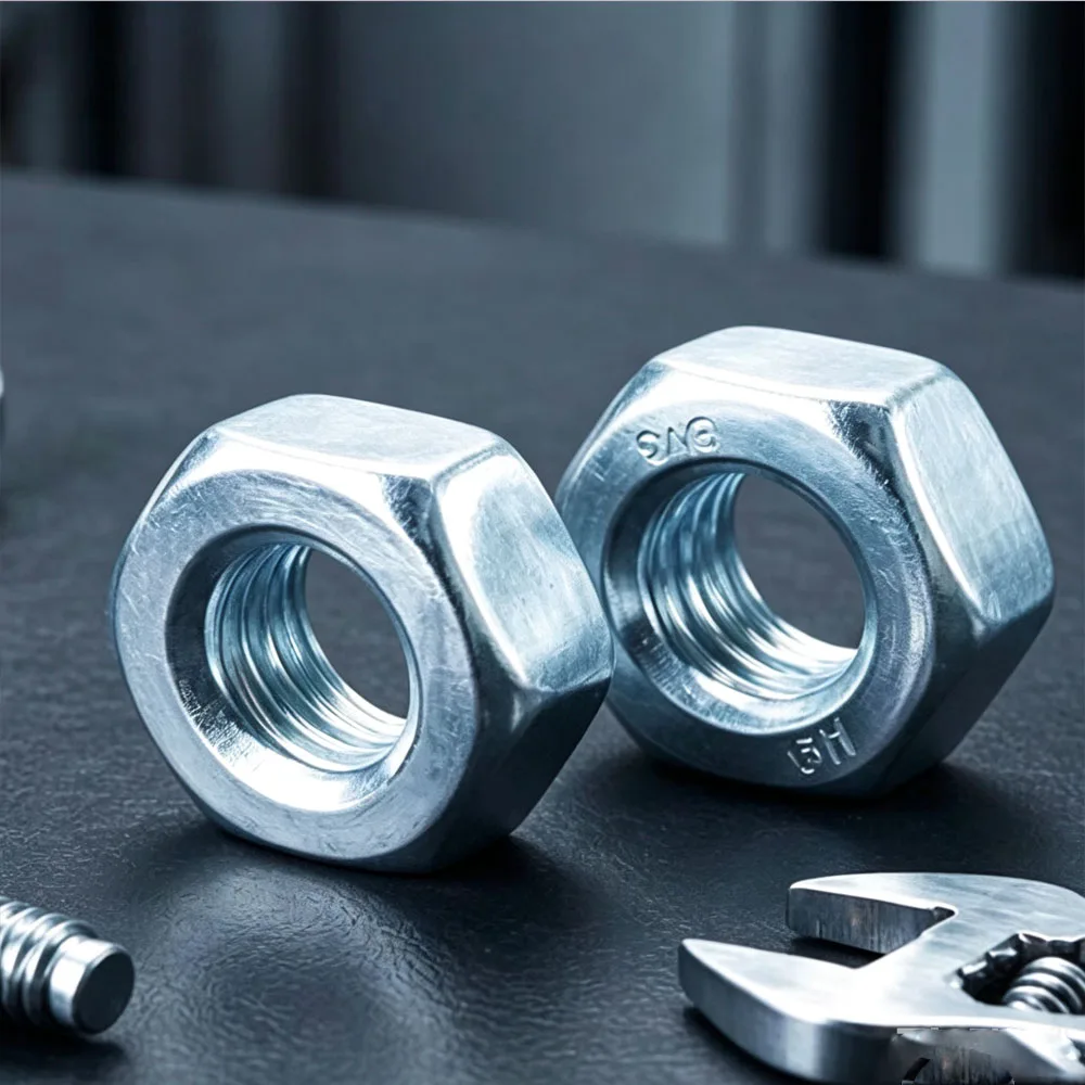 Zinc Plated Carbon Steel Hexagon Nuts Imperial UNC BSW Thread 4#-40 1/8-40 5/32-32 3/16-24 1/4-20 5/16-18 3/8-16 1/2-12