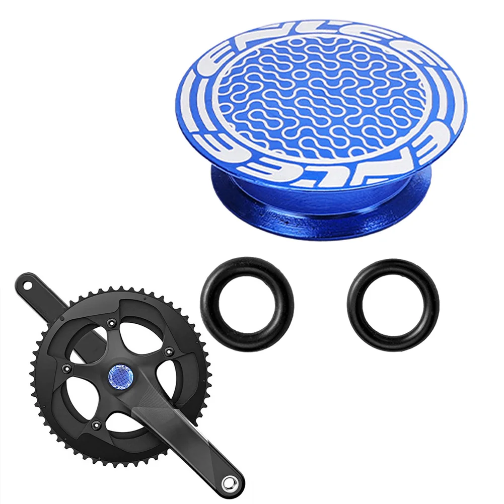 Easy Maintenance Bicycle Parts Crank Dust Cover Rubber Bands Aluminum Alloy Crank Dust Cover Fade-resistant High-grade