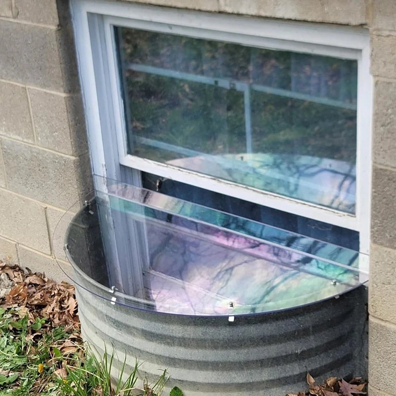 A19F-Window Well Cover Hardware Kit Egress Window Well Cover Spring Clip Outside Well Cover Retaining Clip