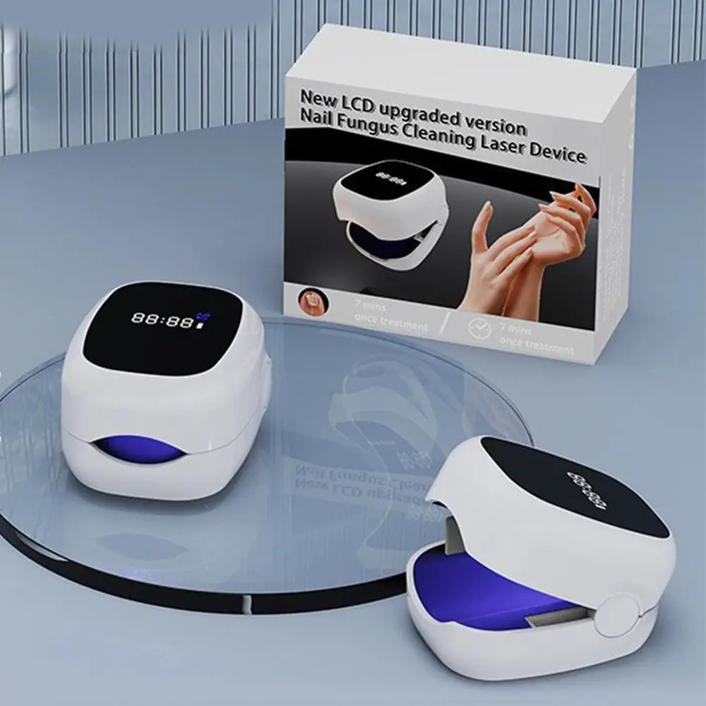 Traitement Laser efficace des champignons des ongles, lumière LED, dispositif Portable et pratique pour les ongles, lampe Rechargeable pour enlever les champignons des ongles