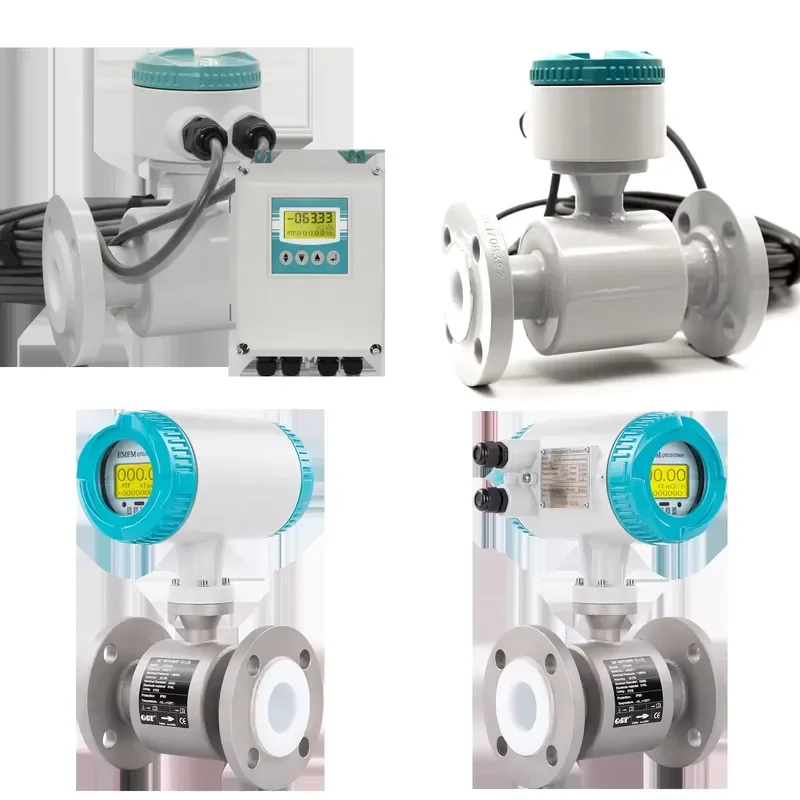 DN3-DN3000 Industrial Remote Electro Magnetic Flow Meter for Water Liquid RS485/Modbus/HART IP65/IP68 +/-0.5% Accuracy OEM