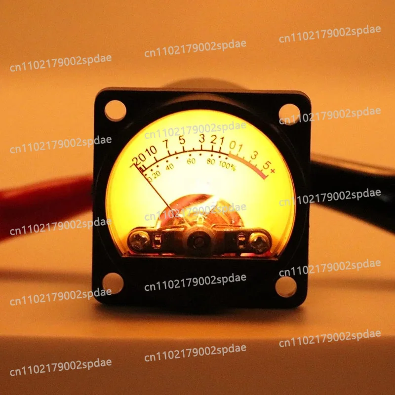 Panel Ammeter Vu-35 Mini 35*35mm DC Voltmeter Pointer Single Phase LED Display Measures Temperature Resistance