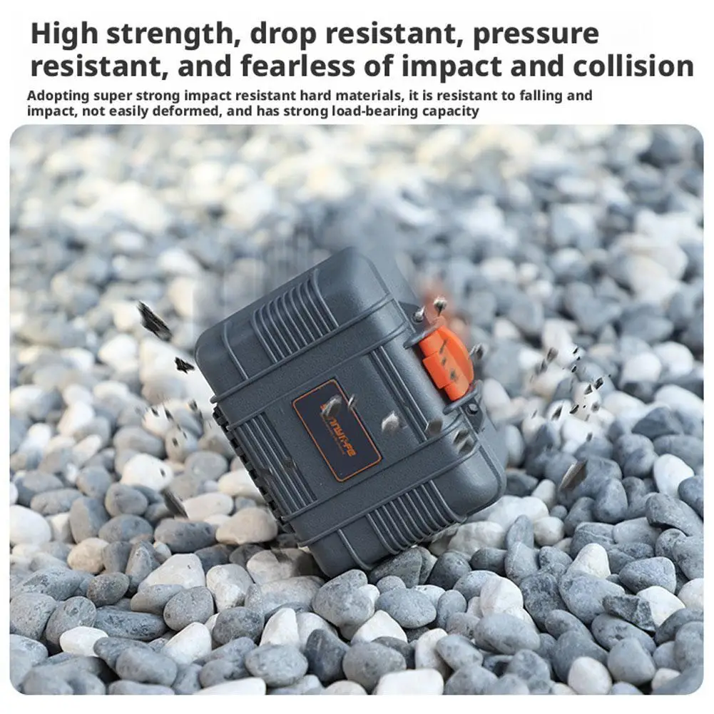   ل dji Osmo Action 6 صندوق تخزين بقشرة صلبة مقاوم للصدمات حقيبة حمل مقاومة للماء واقية للسفر في الهواء الطلق حقيبة محمولة محمولة