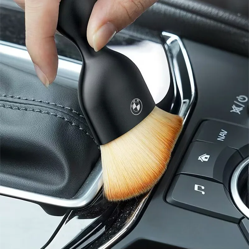 1/2Pcs Car Interior Cleaning Soft Brush Tool Dust Remover For All Bmw M Power X1 X3 X5 X7 Z4 E63 F10 F30 1 2 3 4 5 Series