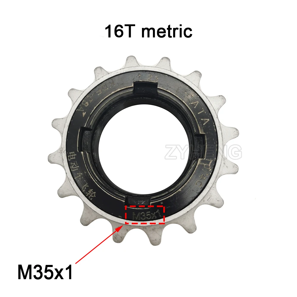 12/16T Single Speed Flywheel Fixie Rear Cog imperial/metric Series For BMX Bike Freewheel Ebike Replacemnet Parts