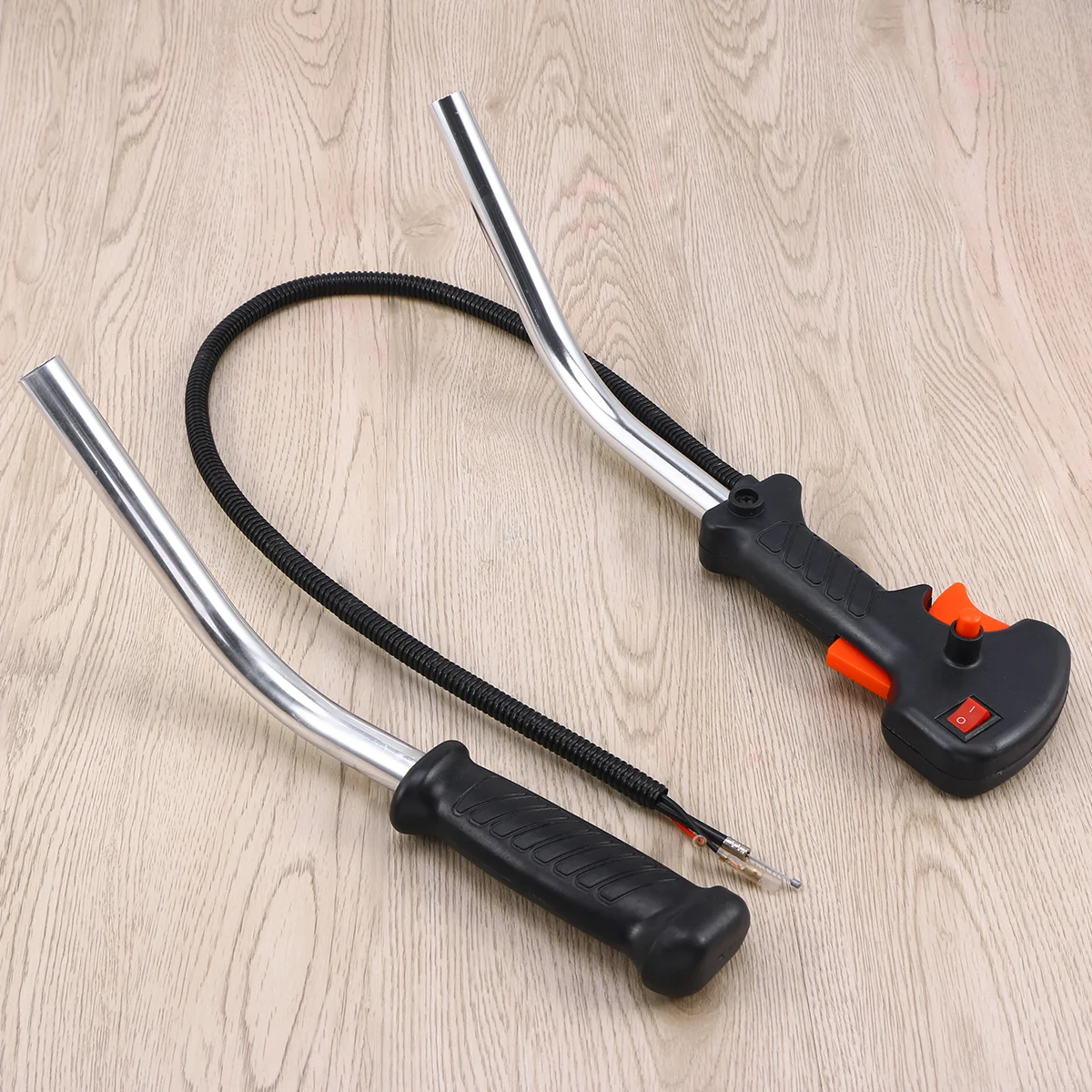 Strimmer Brush Tube Handle with Throttle Trigger Cable Throttle Line and Throttle Cable Brush Throttle