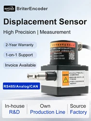 Draw Wire Linear Displacement Sensor Pull Rope Position Transducer RS485 SSI Analog Motion Control Equipment Waterproof