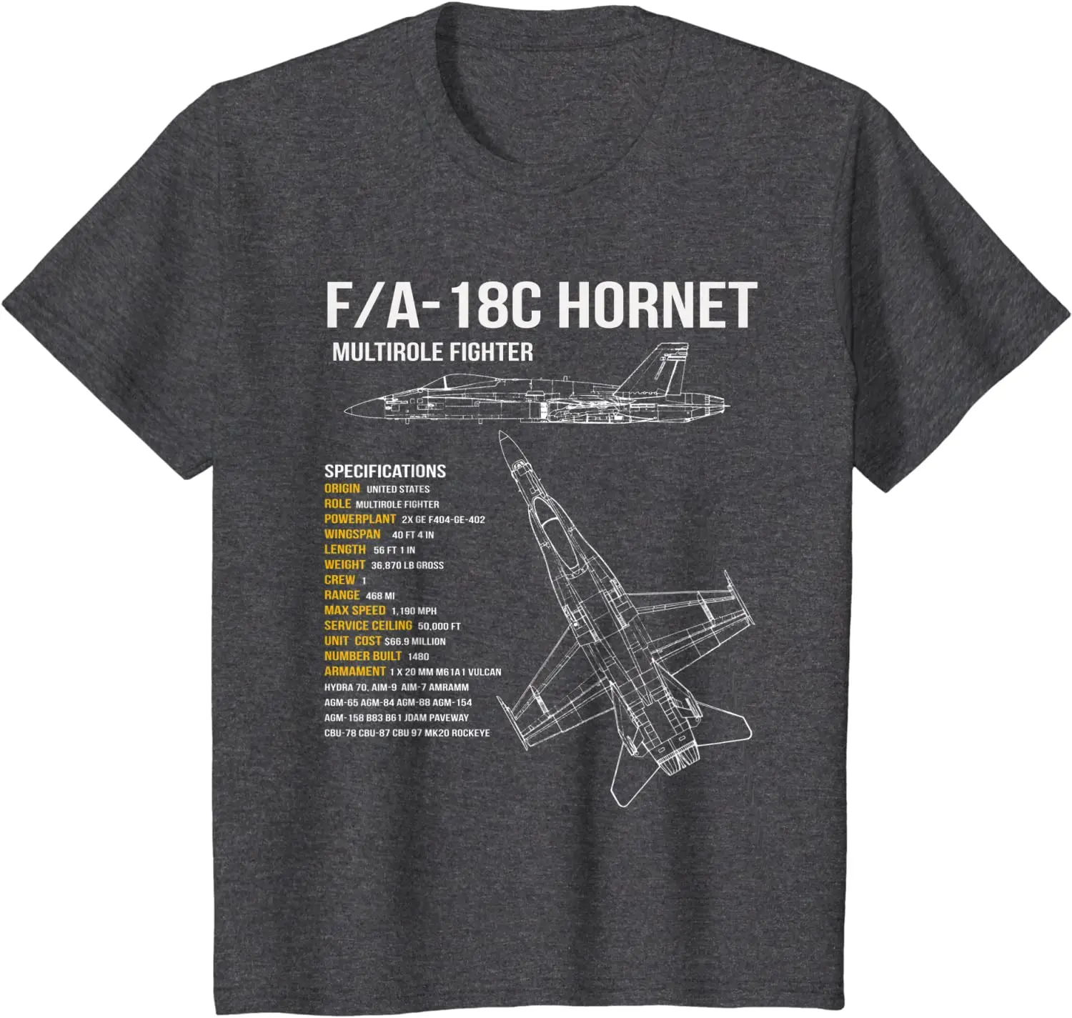 F/A-18 Hornet Fighter Jet Men T-Shirt Short Sleeve Casual 100% Cotton O-Neck Summer Shirt Size S-3XL