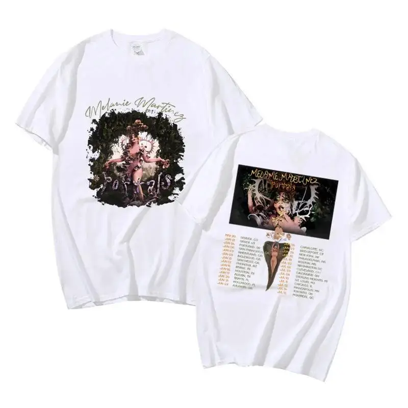 Retro Popular Melanie Martinez Printed T-shirt Hip Hop Y2k Short Sleeve Fashion T-shirt Casual Loose Comfortable Tees Clothing