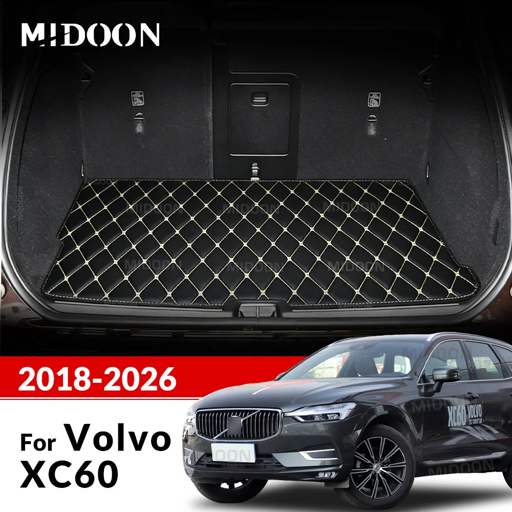 

Коврик в багажник для Volvo XC60 2018-2026: Индивидуальные автоаксессуары для интерьера автомобиля
