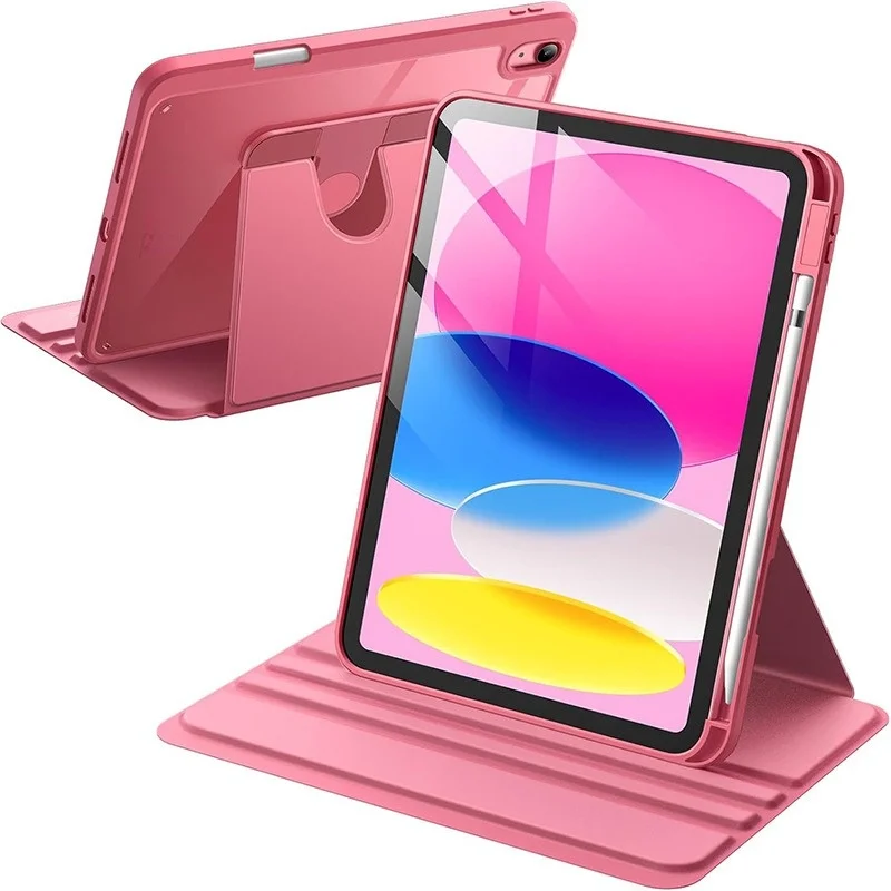 Für iPad 10. 11. A16 Air 4 5 11 10.9 Hülle 360° Drehbarer Magnetständer Stoßfeste Schlanke Abdeckung – Detail 17