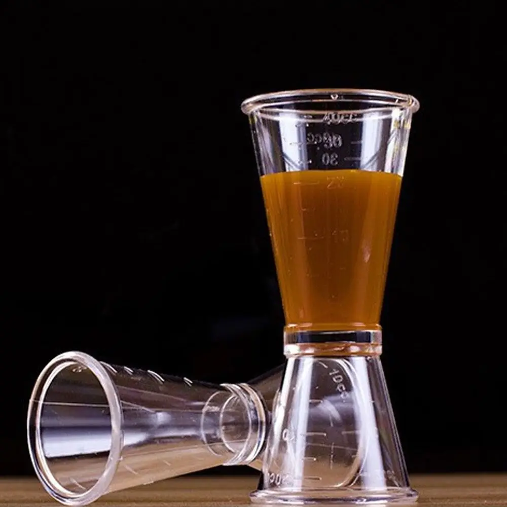 New PP Measure Cup 10/20cc Transparent Double Shot Kitchen Supplies 20/40cc Liquid Measuring Cup
