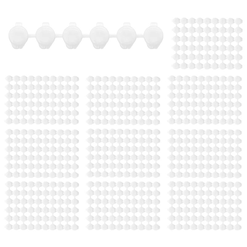 DN-100 شرائط 600 أوعية شرائط طلاء فارغة كوب طلاء حاويات تخزين بلاستيكية شفافة لوازم الرسم الحرفية (3 مل/0.1 أونصة)