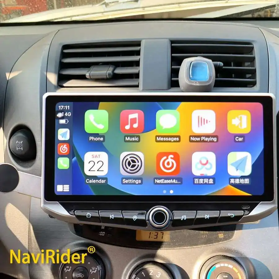 

Для Toyota RAV4 2005-2013 10,88 "Qled экран Android видеоплеер Carplay Type-C зарядка мобильный держатель GPS мультимедиа стерео