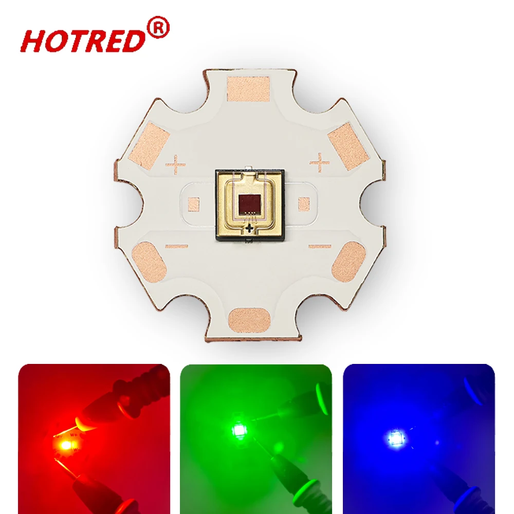 LED 20W High Power Laser Light Beads SMD 5050 XML2.2V Red 620nm 3V Blue 450nm Green 520nm For Outdoor Flashlight Torch Accessory