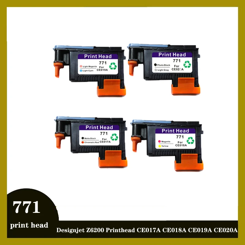 

einkshop 771 Print Head Replacement For HP 771 For Designjet Z6200 Printhead CE017A CE018A CE019A CE020A