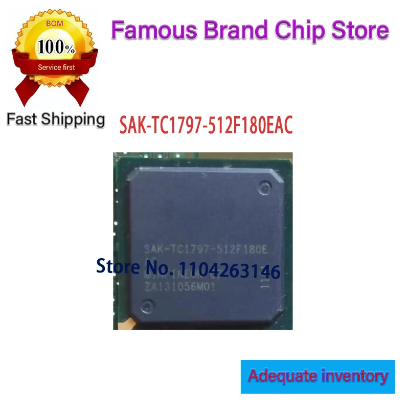 

2~5pcs/Lot New original SAK-TC1797-512F180EAC SAK-TC1797-512F180E AC SAK-TC1797 BGA in stock