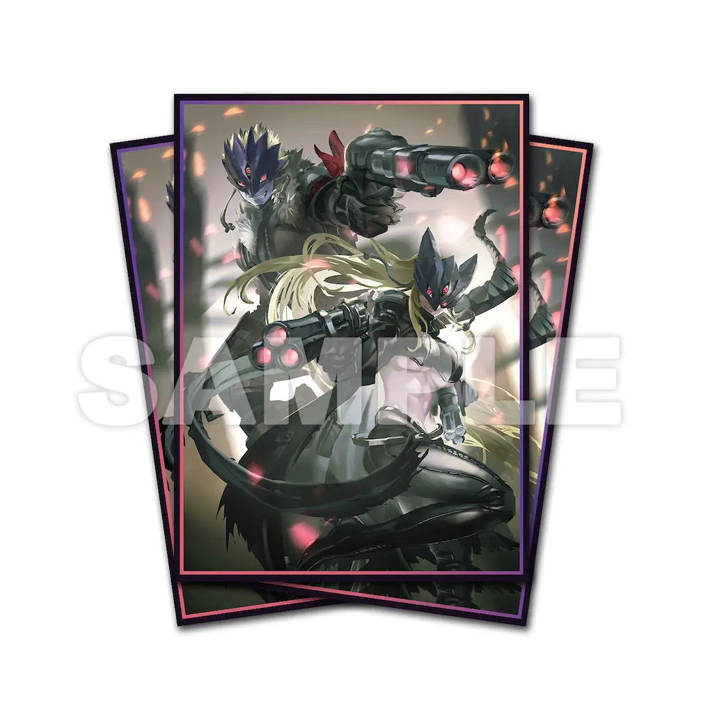 60PCS/Bag Anime Card Sleeves 67x92mm Board Game Cards Protector Cards Shield Card Cover for TCG/PKM/MGT Trading Cards