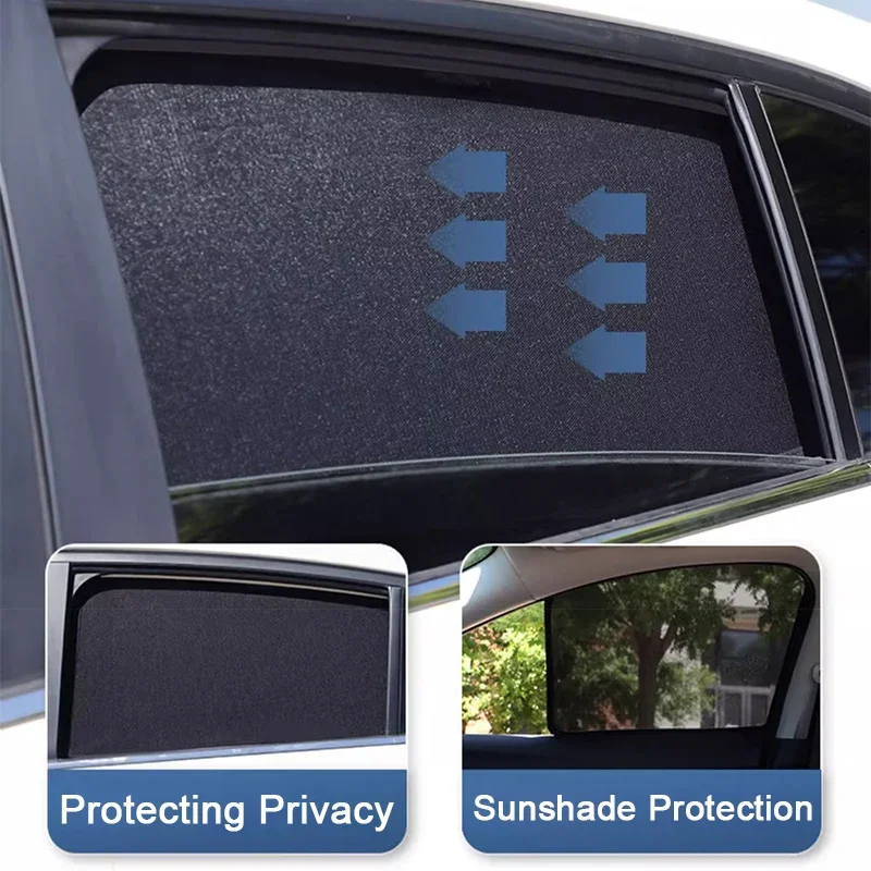 

Car Side Window Sunshades Magnetic Adsorption Curtain Privacy Car Sun Shade UV Reflection Accessory Fit For MG HS 2018-2021 2022
