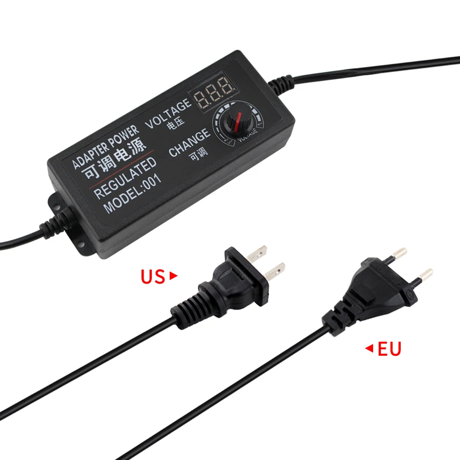 Universal Adapter Adjustable Transformer 220V To 12V Power Supply Adapters 3V-12V 3V-24V 9V-24V 2A 3A 5A DC Power Supply Charger