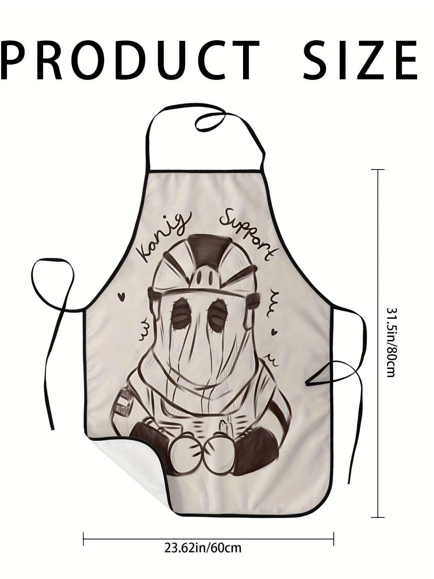Funny Comic Book Style Kitchen Apron for Bakers and Cooks Novelty Apron Gift for Kitchen Decor