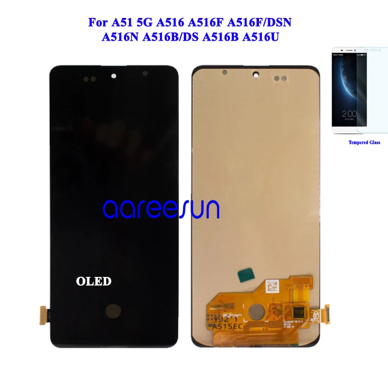 OLED LCD Screen For Samsung A51 5G  LCD For Samsung A516 A516F LCD Screen Touch Digitizer Assembly